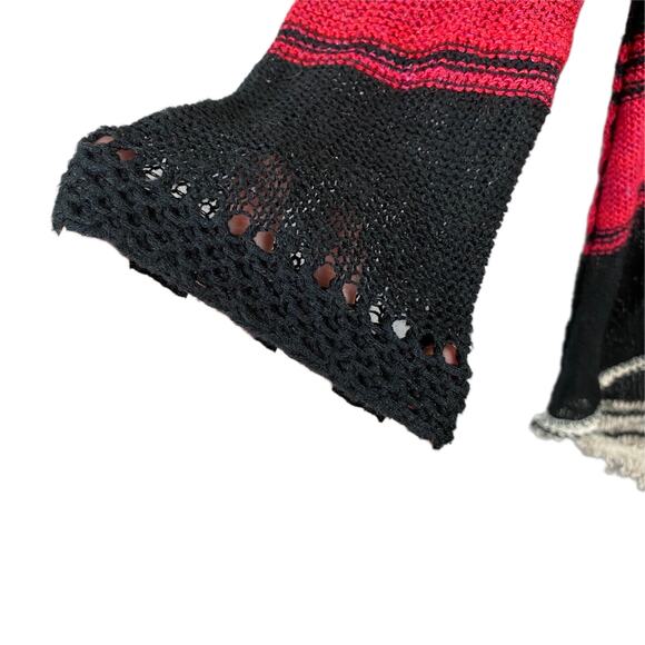 Free People Block of Stripes Pullover Knit Sweater Size XS Chunky Striped - Picture 8 of 8